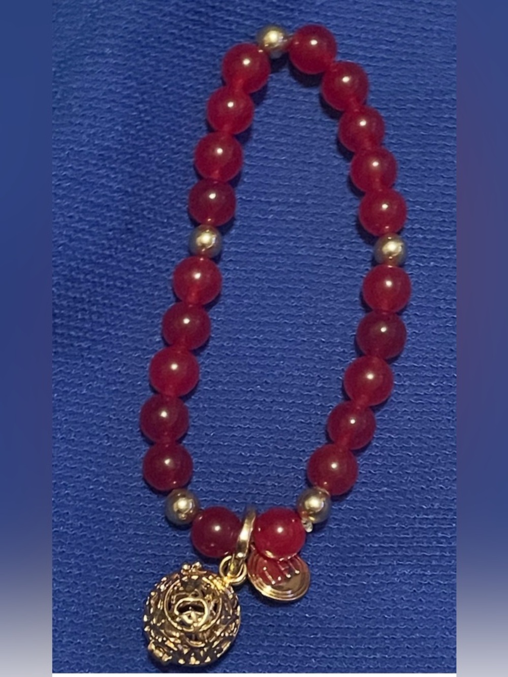 Lisa Hoffman Tunisian Neroli Red Malay Jade